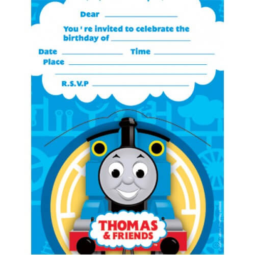 Thomas & Friends Invites