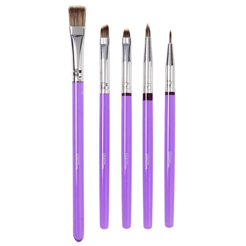 Cake Decorating Brush Set 5 Pieces 