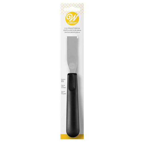 Cake Decorating Straight Black Spatula 9 Inch