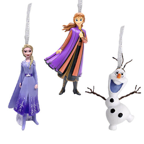 Christmas Disney Frozen Tree Hanging Ornaments Set of 3