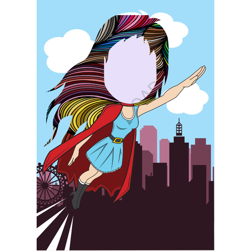 Superhero Personalised Card